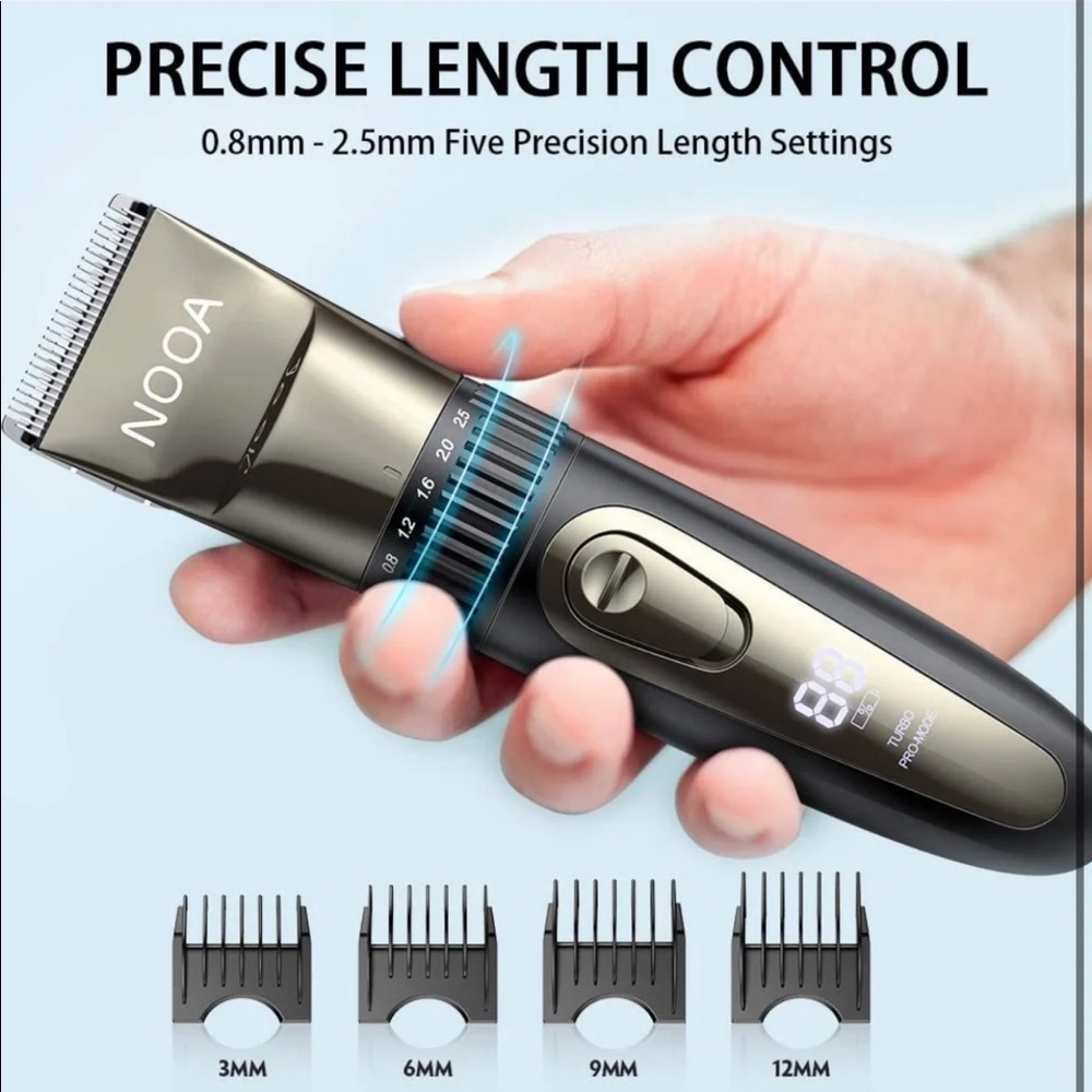Mens Electirc Waterproof Hair trimmer clippers - Picture 3 of 8